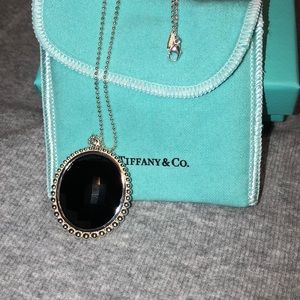Tiffany & Co. Necklace with Black Onyx Pendant